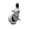 Service Caster 3 Inch Thermoplastic Rubber Wheel 1-7/8 Inch Expanding Stem Caster with Brake SCC-EX05S310-TPRS-SLB-178 - alternate 3